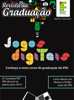 Revista da Graduação do IFRJ – Sobre o curso de Jogos Digitais