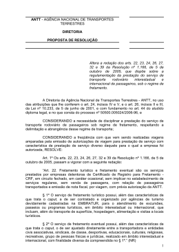 Proposta de Resolução da Audiência Pública 051/2006