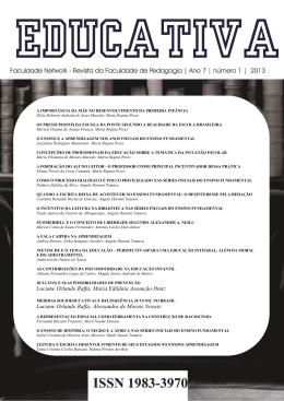 PEDAGOGIA – 2013 – Revista Educativa