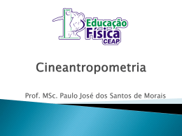 Prof. MSc. Paulo José dos Santos de Morais
