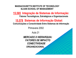 15.565 Integração de Sistemas de Informação: 15.578