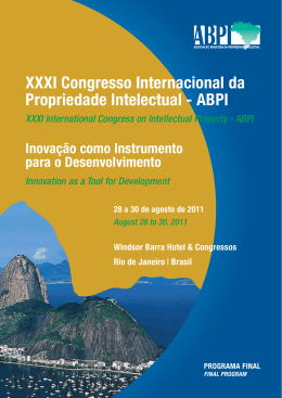 XXXI Congresso Internacional da Propriedade Intelectual