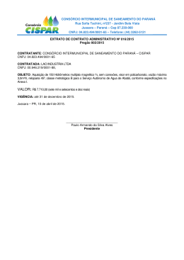 Contrato 016 - 10/04/2015 Fornecedor
