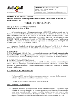 EDITAL 019-2015 - CANETAS AMENCAR