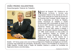 João Pedro Silvestrin - Tribunal Regional do Trabalho da 4ª Região
