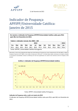 Janeiro de 2015 - Portugal Economy Probe