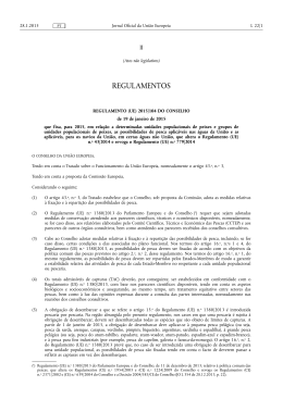 REGULAMENTO (UE) 2015/ 104 DO CONSELHO - de - EUR-Lex