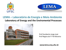 LEMA – Laboratório de Energia e Meio Ambiente