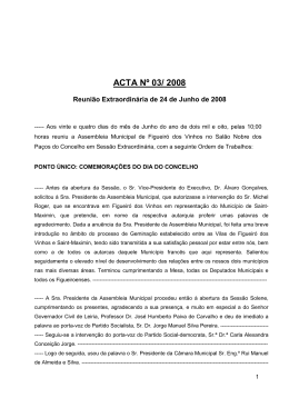 ACTA Nº 03/ 2008 - Câmara Municipal de Figueiró dos Vinhos