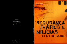 Segurança, Tráfico e Milícias no Rio de Janeiro RJ 2008