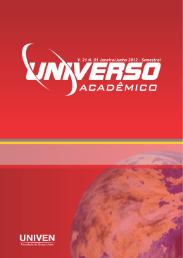Edição 21 Revista Universo Acadêmico Janeiro a Junho de 2012