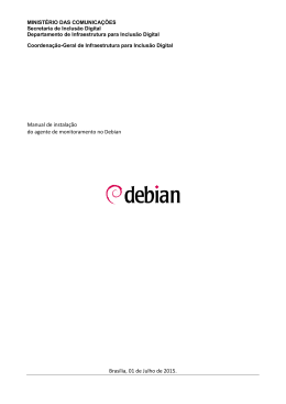Manual de instalação do agente de monitoramento no Debian