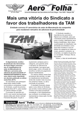 Edição 530 - Sindicato dos Aeroviarios de Porto Alegre
