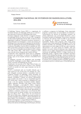 Espaço do Interno - Sociedade Portuguesa de Radiologia e