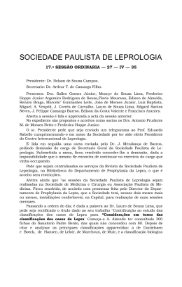 SOCIEDADE PAULISTA DE LEPROLOGIA
