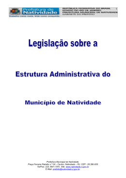 Lei nº 547-2011 - Prefeitura de Natividade