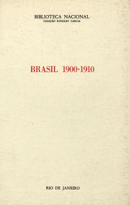BRASIL 1900-1910 - Biblioteca Nacional