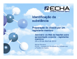 Title of presentation (Subtitle, if any) - ECHA
