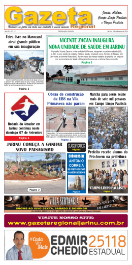 Edição 141 - gazetaregionaljarinu.com.br