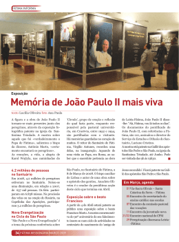 Memória de João Paulo II mais viva