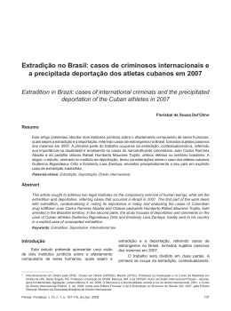 Extradição no Brasil: casos de criminosos internacionais e a