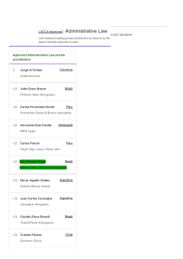 LACCA Approved: Administrative Law