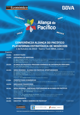 conferência aliança do pacífico plataforma estratégica de negócios