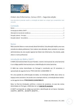Ordem dos Enfermeiros, Census 2015 – Segunda edição Conteúdo