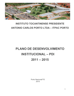 PDI - ITPAC Porto Nacional