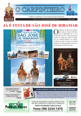 17 edição - Santuário de São José de Ribamar
