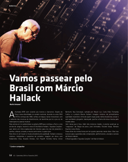 Vamos passear pelo Brasil com Márcio Hallack