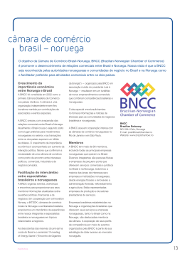 câmara de comércio brasil – noruega - Brazilian