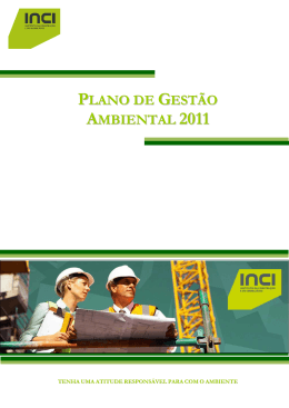 plano de gestão ambiental - IMPIC - Instituto dos Mercados Públicos