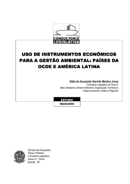uso de instrumentos econômicos para a gestão ambiental: países