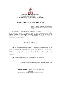 resolução n. 1.269, de 02 de abril de 2009