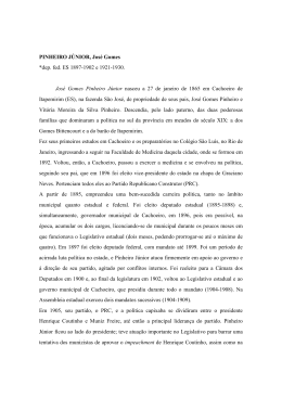 PINHEIRO JÚNIOR, José Gomes *dep. fed. ES 1897-1902