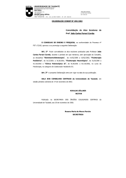 DELIBERAÇÃO CONSEP Nº 490/2002 Deliberações