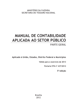manual de contabilidade aplicada ao setor público