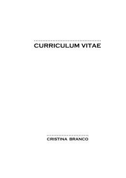 CV - CFCUL - Universidade de Lisboa