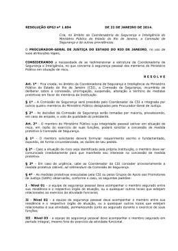 Resolução GPGJ nº 1.894, de 22 de janeiro de 2014