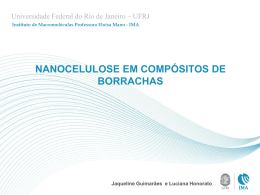 13:30 Nanocelulose em compósitos de Borrachas - IMA