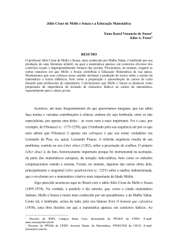 Júlio César de Mello e Souza e a Educação Matemática