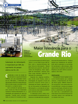 A importância de Adrianópolis no abastecimento do RJ e ES