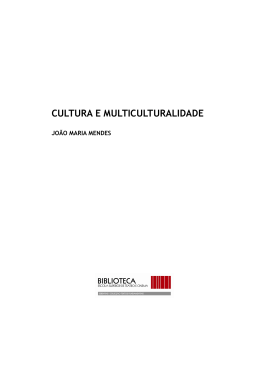 cultura e multiculturalidade - Repositório Científico do Instituto