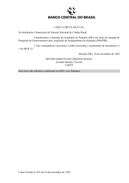 PDF 109Kb - Banco Central do Brasil