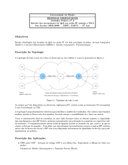 Estudo dos mecanismos de QoS em redes IP usando o NS-2