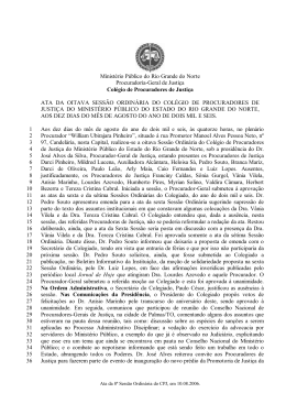 Ministério Público do Rio Grande do Norte Procuradoria