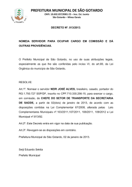 Decreto nº. 013-2013