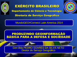 EXÉRCITO BRASILEIRO - MundoGEO#Connect 2016
