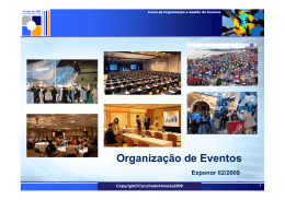 Organização de Eventos